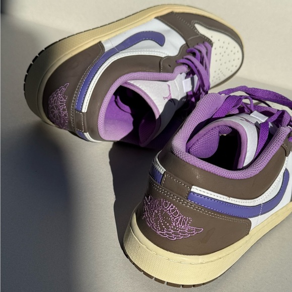 (new+box) Custom Nike Air Jordan 1 Low Men Size 12 US (sun-dried) vintage look - Picture 8 of 16